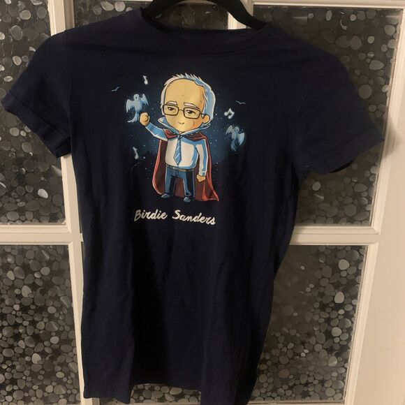 Teeturtle Tops - Teeturtle T Shirt Birdie (Bernie) Sanders Tee Women's XXS Girls L